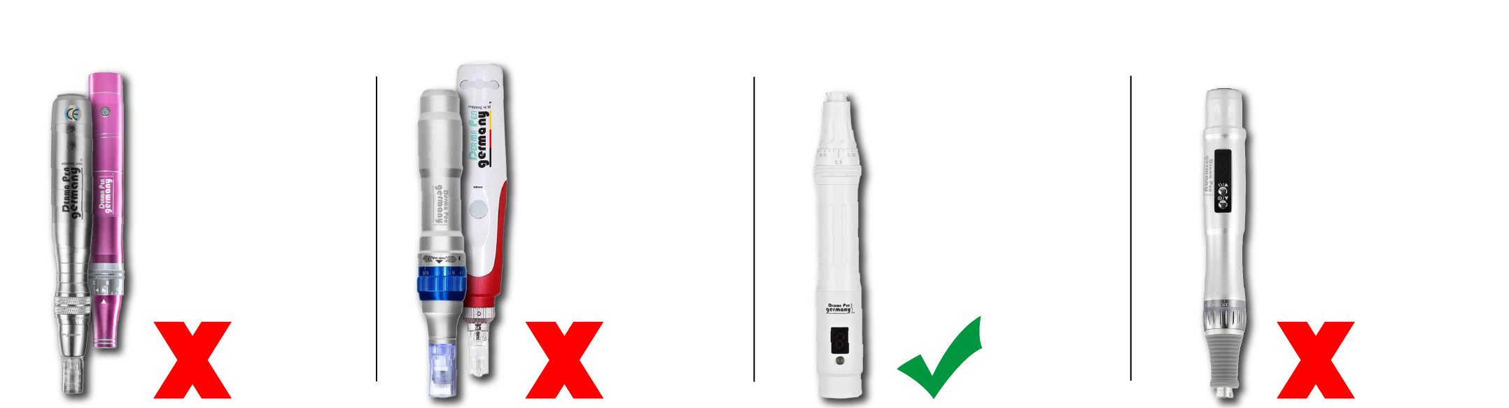 Nur kompatibel mit dem DermaPen CurePenLed