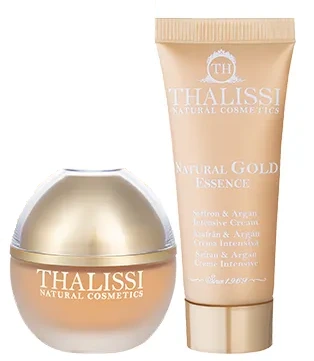 Thalissi Natural Gold Essence Safran & Argan / Creme mit Safran & Arganöl 50 ml + Gratis Reisegröße 20 ml