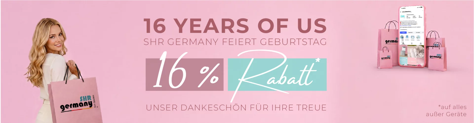 16-Jähriges Jubiläum